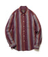 MR.OLIVE/RAYON TWILL STRIPE / REGULAR COLLAR SHIRT ミスターオリーブ/レーヨンツイルストライプ / レギュラーカラーシャツ
